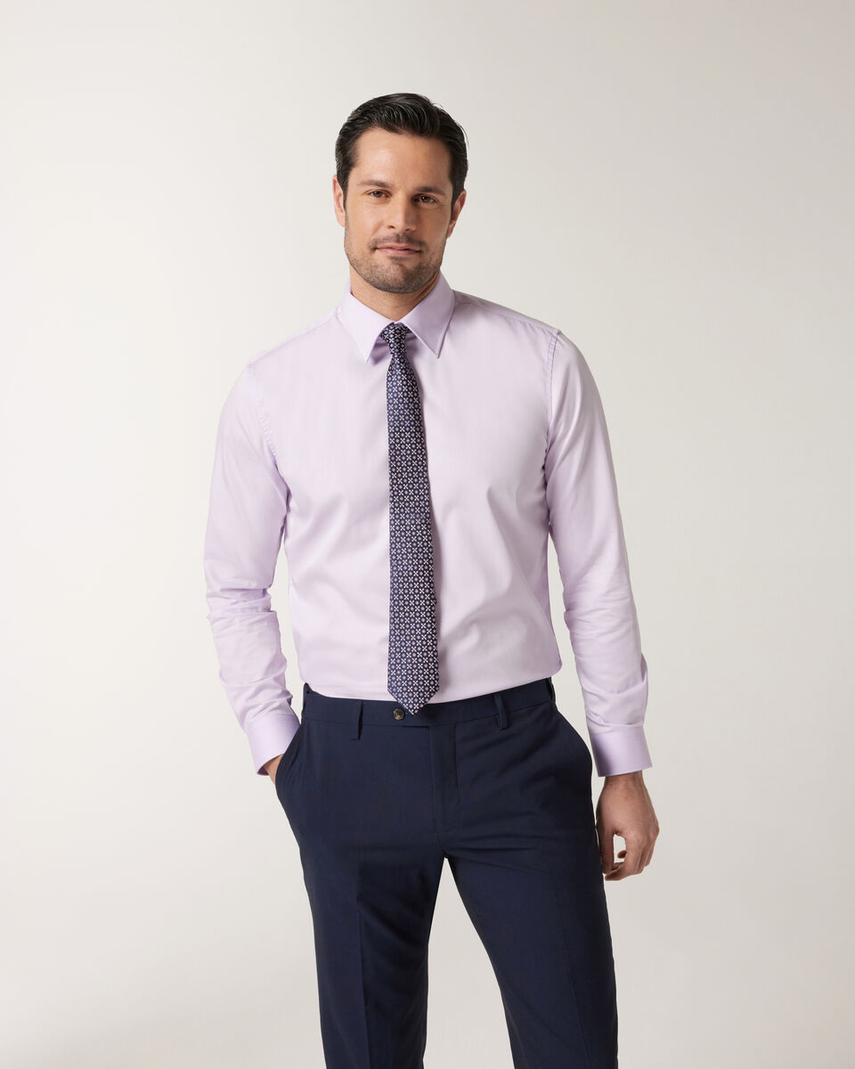 Regular Fit Business Shirt, Lilac, hi-res